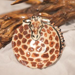 Handmade Giraffe Bowl